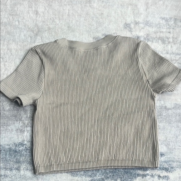 Forever 21 Tan Ribbed Crop Top - Picture 2 of 5